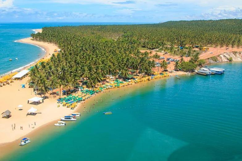 Апартаменти Flat Barra De Sao Miguel Mobiliado Екстер'єр фото
